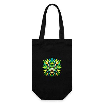 Kappa géométrique : Art de la mythologie japonaise - Sac à bouteille - noir - Devant