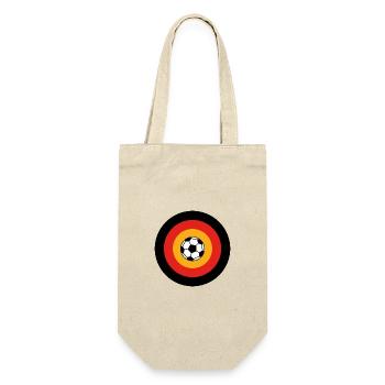 Deutschland Fußball Mannschaft Tor - Geschenkbeutel für Flaschen - Natur - Vorne