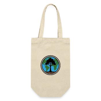 Arbre du monde avec des racines au-dessus de la terre - Sac à bouteille - nature - Devant