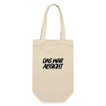 alles vorsätzlich - Geschenkbeutel für Flaschen - Natur - Vorne