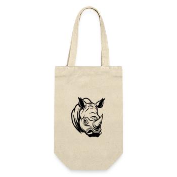 Tête de rhinocéros - Sac à bouteille - nature - Devant