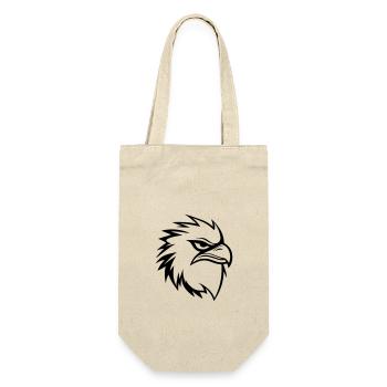 Adler - Geschenkbeutel für Flaschen - Natur - Vorne