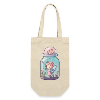 Fairy in a bottle 02 - Gift Bag for Bottles - nature - Front