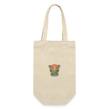 Hello Summer - Geschenkbeutel für Flaschen - Natur - Vorne