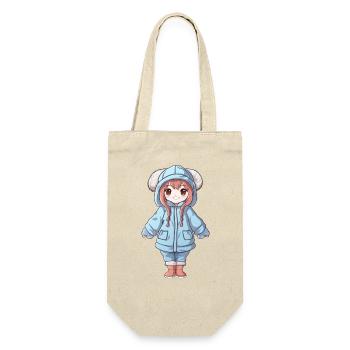 Magical Happiness - The Cute Anime Girl - Gift Bag for Bottles - nature - Front