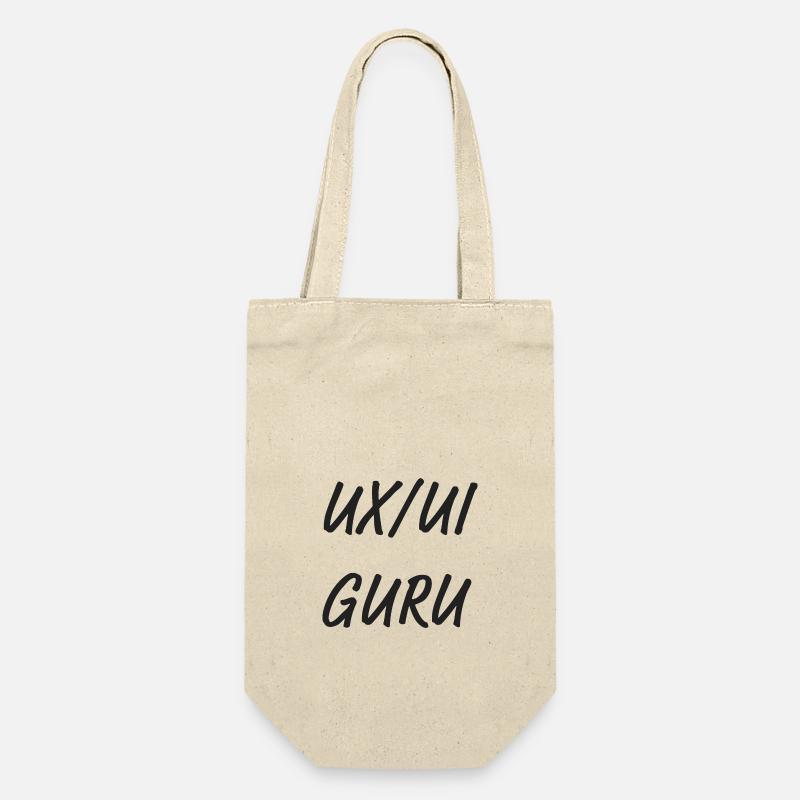 UX/UI Guru - Geschenkbeutel für Flaschen - Natur