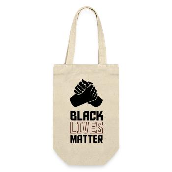 hands black lives matter - Gift Bag for Bottles - nature - Front