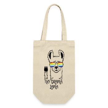 No Drama Lama - Gift Bag for Bottles - nature - Front