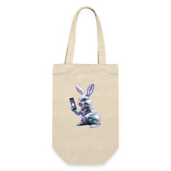 Bunny Pro - Geschenkbeutel für Flaschen - Natur - Vorne
