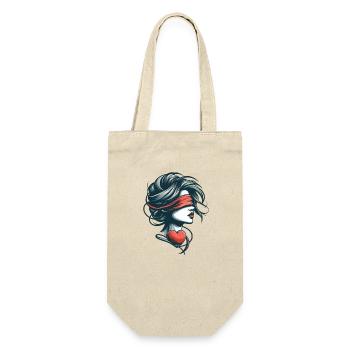 Heart of Breton in love - Gift Bag for Bottles - nature - Front