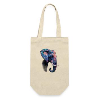 Elephant - Gift Bag for Bottles - nature - Front
