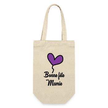 MAMIE. GRAND-MERE. FÊTE DES MÈRES - Sac à bouteille - nature - Devant