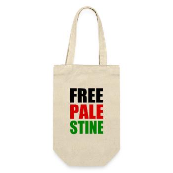 Free palestine - Sac à bouteille - nature - Devant