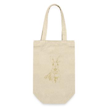 Motifs illustrés avec lapin - Sac à bouteille - nature - Devant