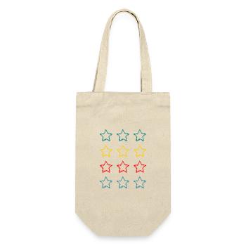 CHRISTMAS. YEAR. ANNIVERSARY. RETIREMENT. DAD. MAMAM. - Gift Bag for Bottles - nature - Front
