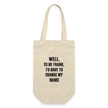 Frank Name Change Humor - Gift Bag for Bottles - nature - Front