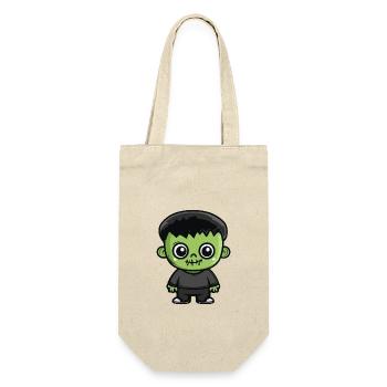 Zombie Halloween Comic Baby - Geschenkbeutel für Flaschen - Natur - Vorne