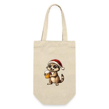 Bière Meerkat Noël - Sac à bouteille - nature - Devant