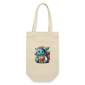 Space Turtle - Gift Bag for Bottles - nature - Front
