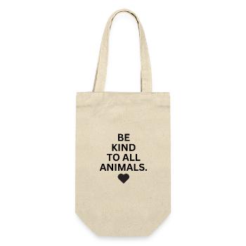 Be kind to all animals - Gift Bag for Bottles - nature - Front