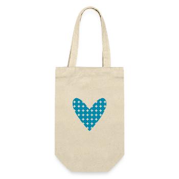 LOVE. COUPLE. JUST MARRIED. Bachelorette party. VALENTINE'S DAY. - Gift Bag for Bottles - nature - Front