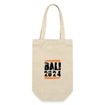 Bali 2024 Team - Geschenkbeutel für Flaschen - Natur - Vorne
