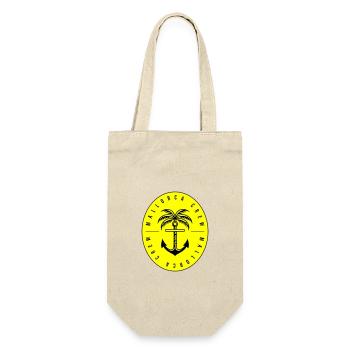 Mallorca Crew Anker Palme - Geschenkbeutel für Flaschen - Natur - Vorne