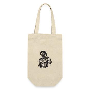 Spartan Gym Muscles Bodybuilding - Gift Bag for Bottles - nature - Front
