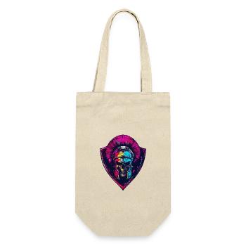 Spartan Skull Gladiator - Gift Bag for Bottles - nature - Front