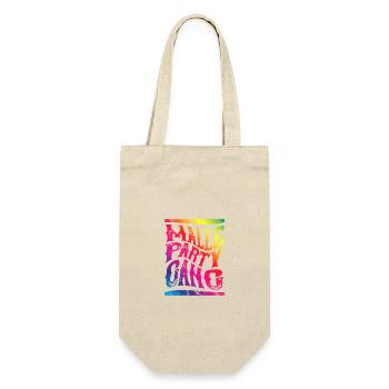 Malle Party Gang Team Mallorca - Geschenkbeutel für Flaschen - Natur - Vorne
