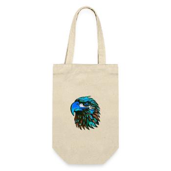 Eagle Portrait Colorful - Gift Bag for Bottles - nature - Front