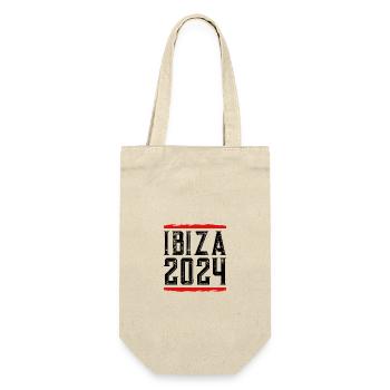 Ibiza 2024 - Geschenkbeutel für Flaschen - Natur - Vorne