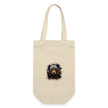 Poodle Dog Portrait - Gift Bag for Bottles - nature - Front