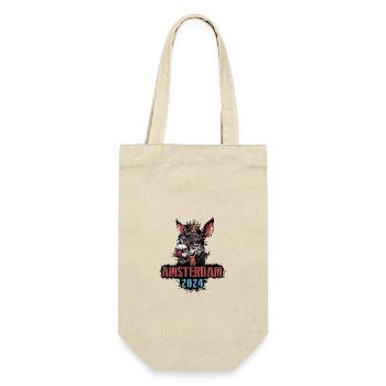 Amsterdam 2024 Vacation Donkey - Gift Bag for Bottles - nature - Front