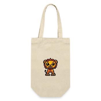 Bande dessinée d’Halloween Lion - Sac à bouteille - nature - Devant