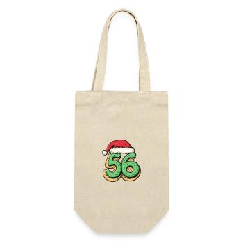 56 Nombre Noël - Sac à bouteille - nature - Devant