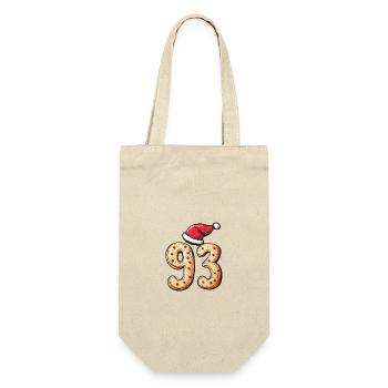 93 Number Christmas - Gift Bag for Bottles - nature - Front