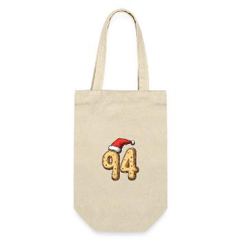 94 Number Christmas - Gift Bag for Bottles - nature - Front