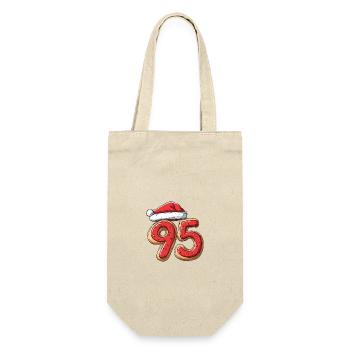 95 Number Christmas - Gift Bag for Bottles - nature - Front