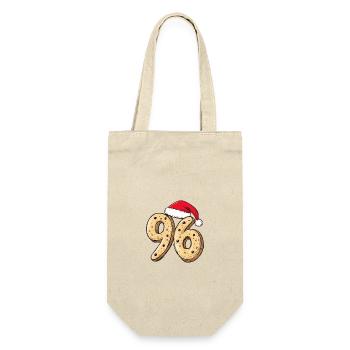 96 Nombre Noël - Sac à bouteille - nature - Devant
