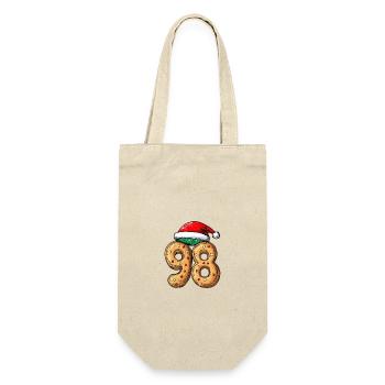 98 Number Christmas - Gift Bag for Bottles - nature - Front