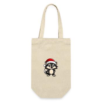 Hérisson Noël Mignon - Sac à bouteille - nature - Devant