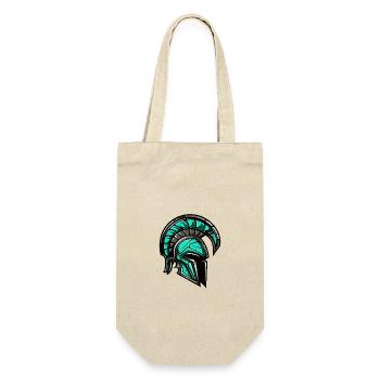 Spartan Warrior Helmet - Gift Bag for Bottles - nature - Front