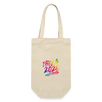Ibiza 2025 Colorful - Gift Bag for Bottles - nature - Front