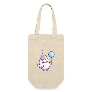 Dove Bird Birthday Baby - Gift Bag for Bottles - nature - Front