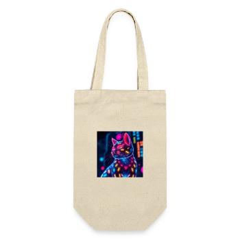Cat - Gift Bag for Bottles - nature - Front