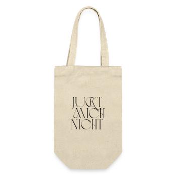 Juckt mich nicht - Statement Design - Geschenkbeutel für Flaschen - Natur - Vorne