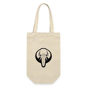éléphant - Sac à bouteille - nature - Devant
