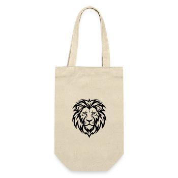 Tête de lion - Sac à bouteille - nature - Devant