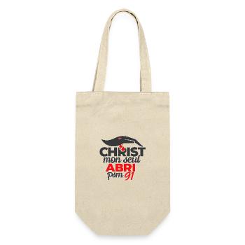 Christ mon seul Abri Psaumes 91 - Sac à bouteille - nature - Devant